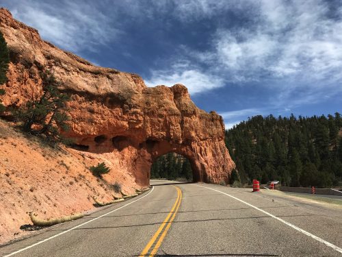 Driving to Bryce National Park