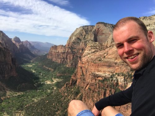 Me at the top of Angels Landing