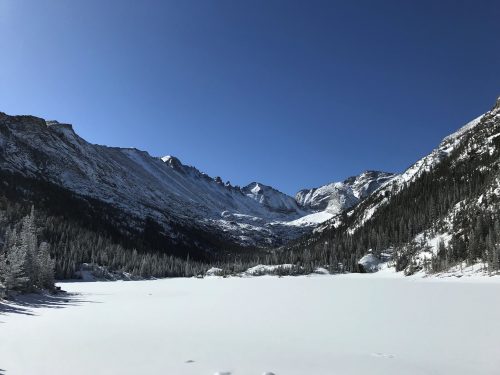 Mills Lake in Rocky Mountains National Park