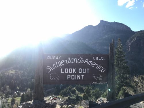 Ouray - Switzerland of America sign