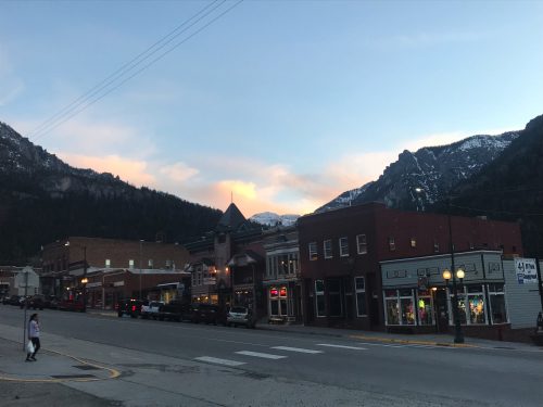 Ouray at Sunset