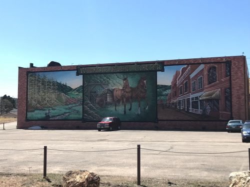 Painted wall in Cripple Creek