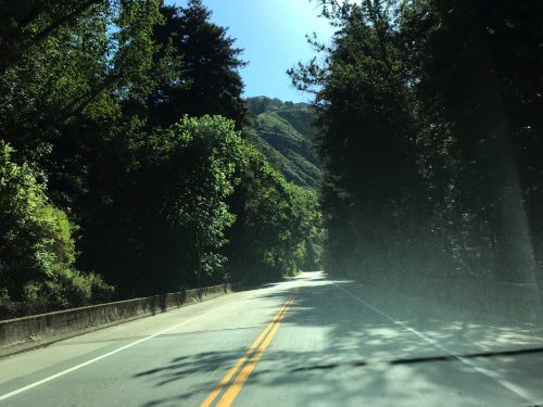 Driving to Big Sur