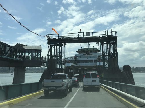 Getting on the Ferry to Seattle