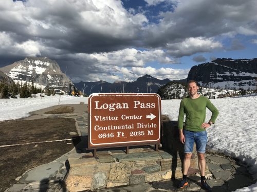 I made it to the top at Logan Pass