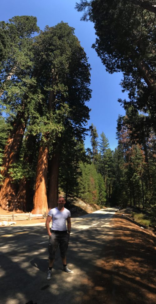 Me with some sequoia trees