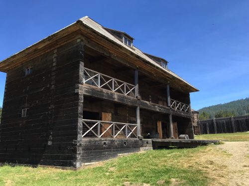 Old building of Fort Ross