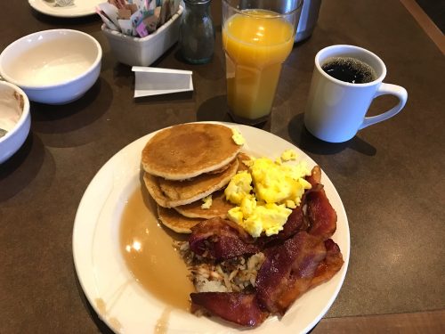 Real American breakfast