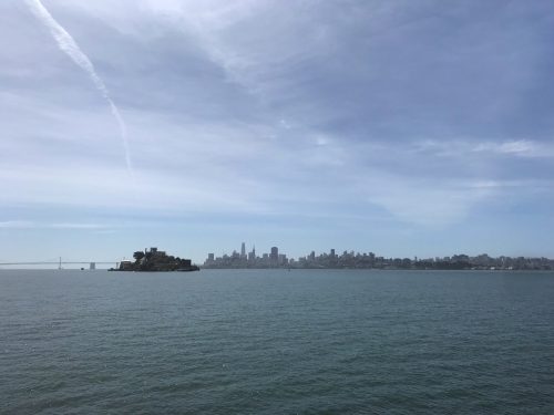 San Francisco skyline with Elcatraz