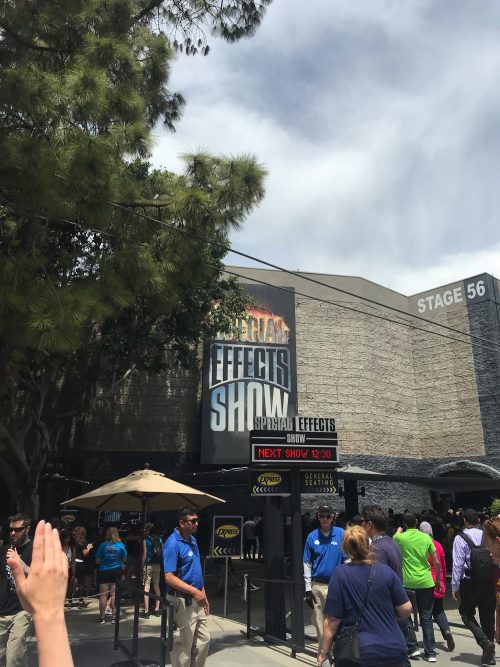 Special effects show at Universal Studios