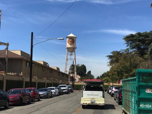 Start of the Warner Brothers studios tour