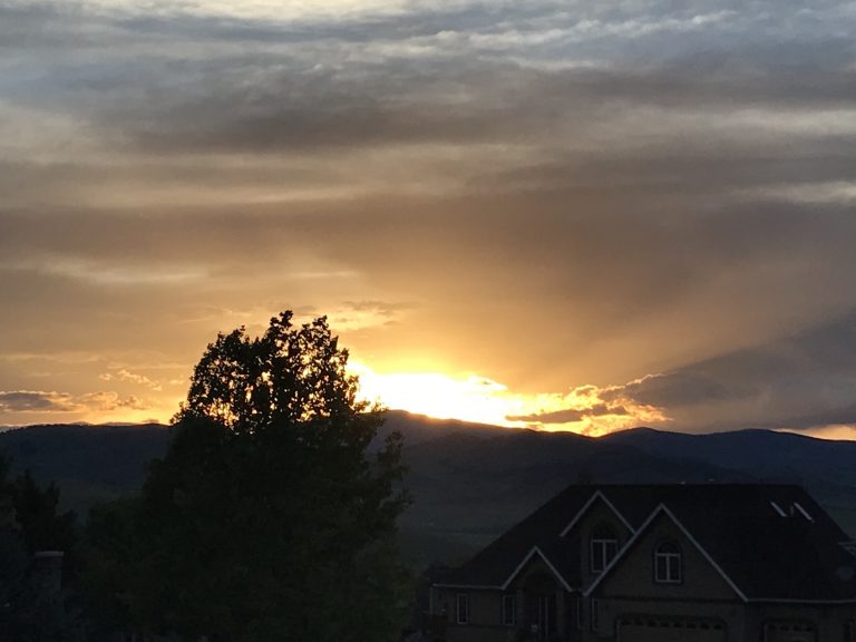 Sunset in Helena Montana