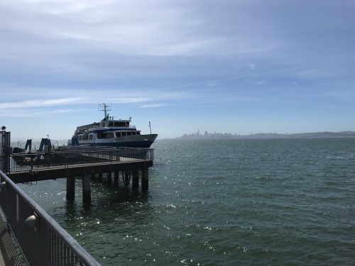 The ferry to San Francisco