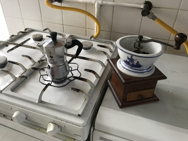 Making coffee in Dutch Italian style