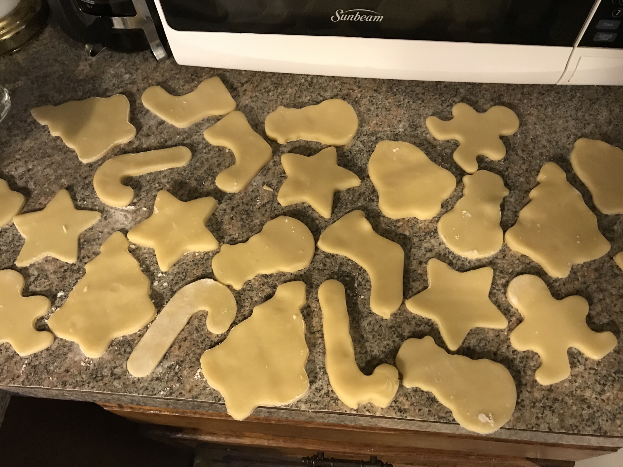 Baking Christmas cookies 3