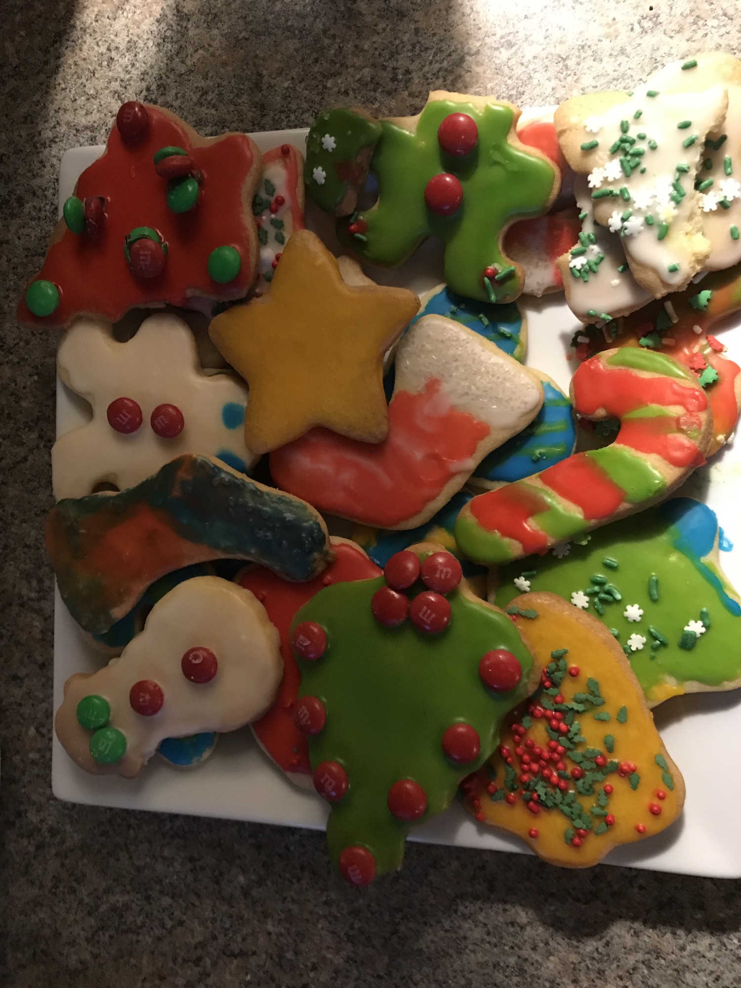 Baking Christmas cookies 6