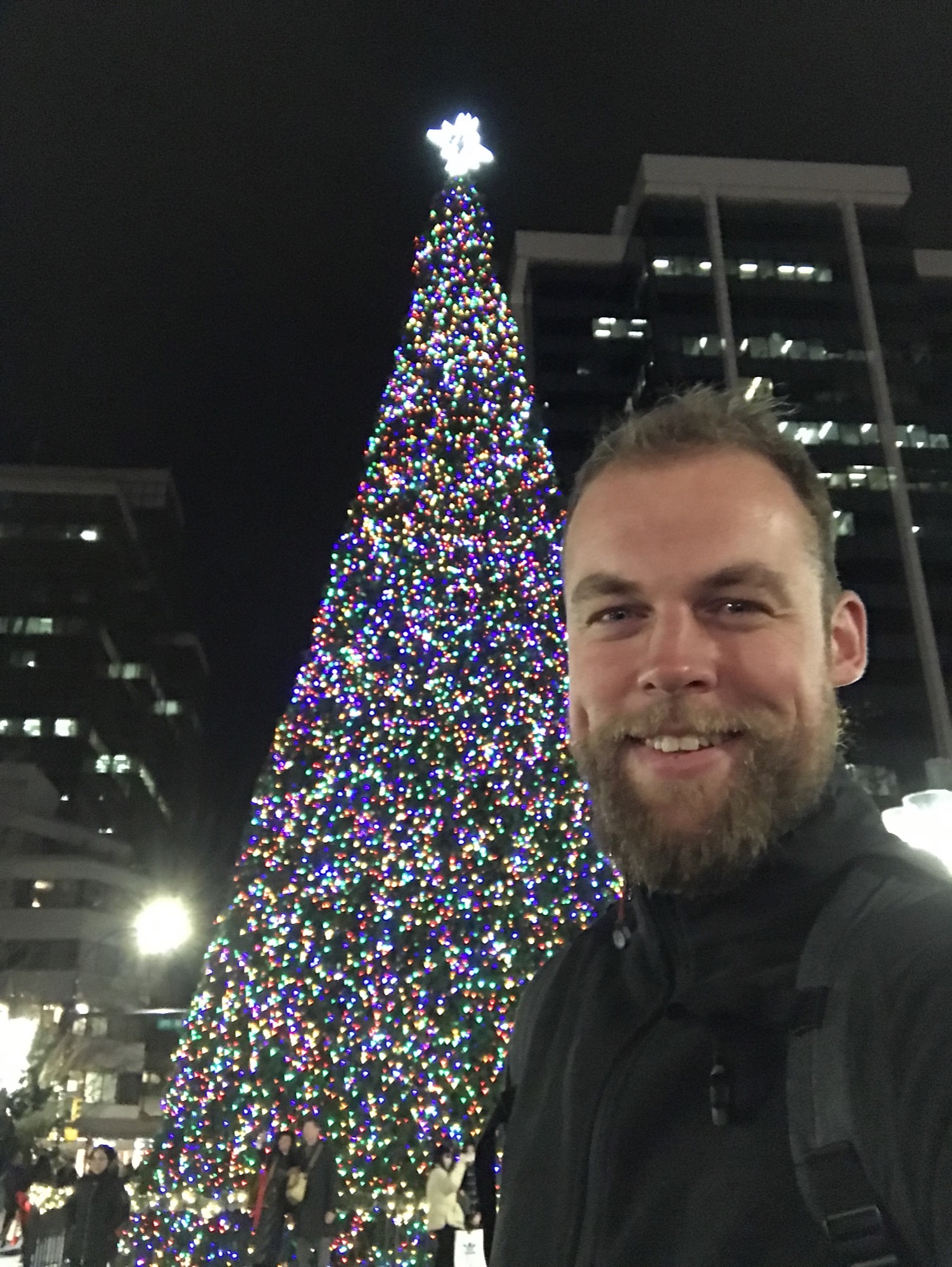Big Christmas tree in Vancouver