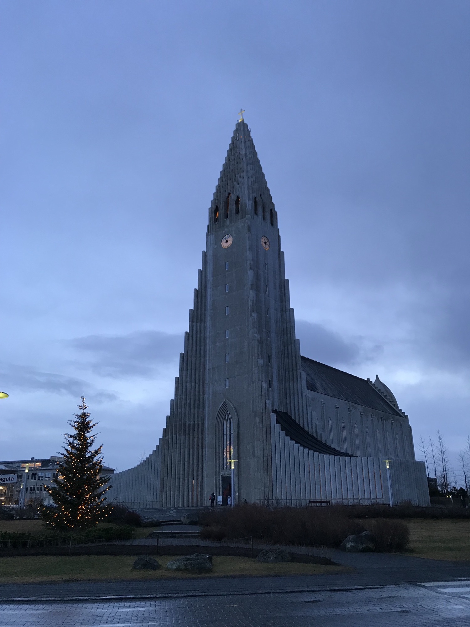 Big church in Reykjavik
