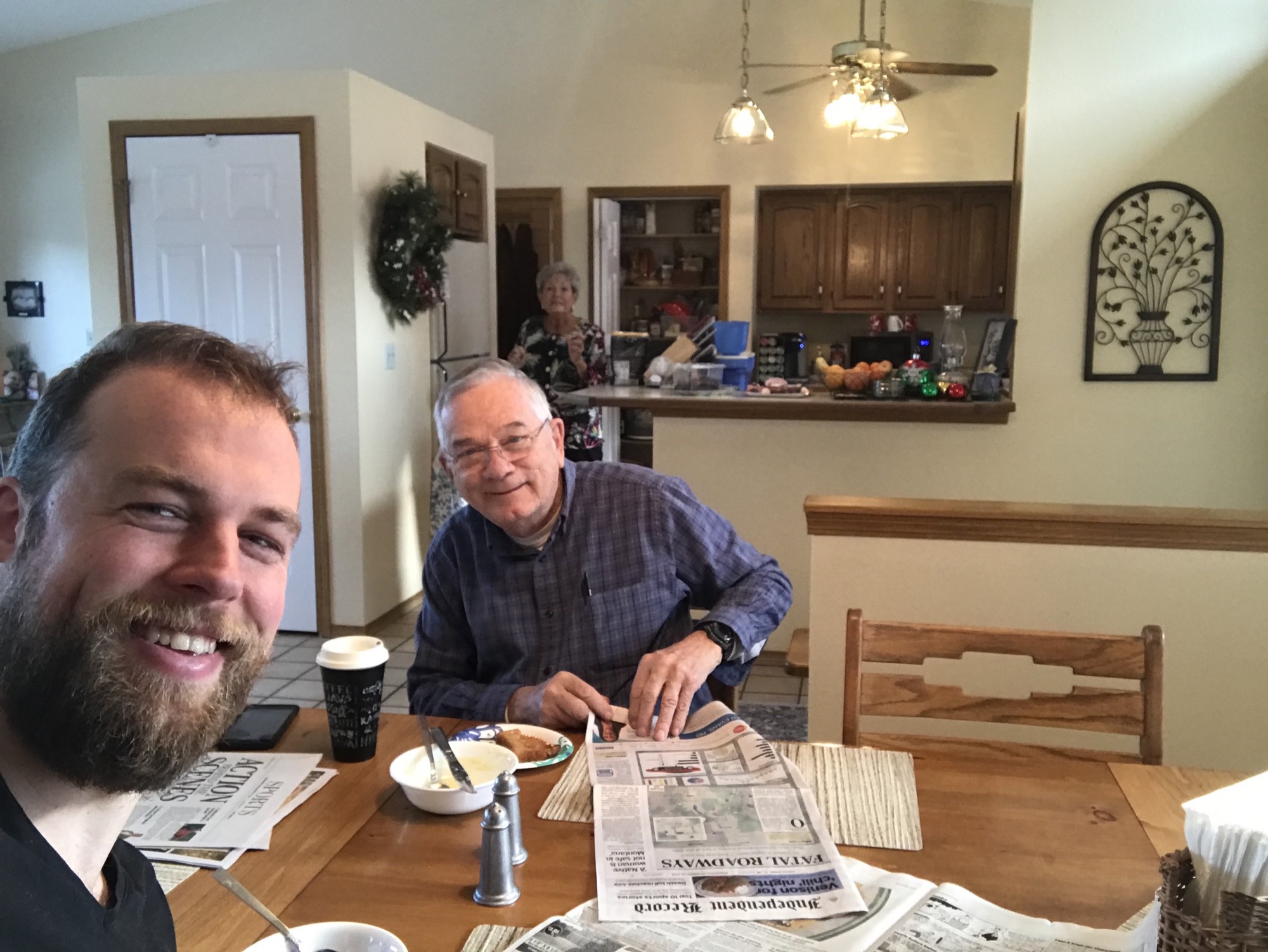 Breakfast with grandpa