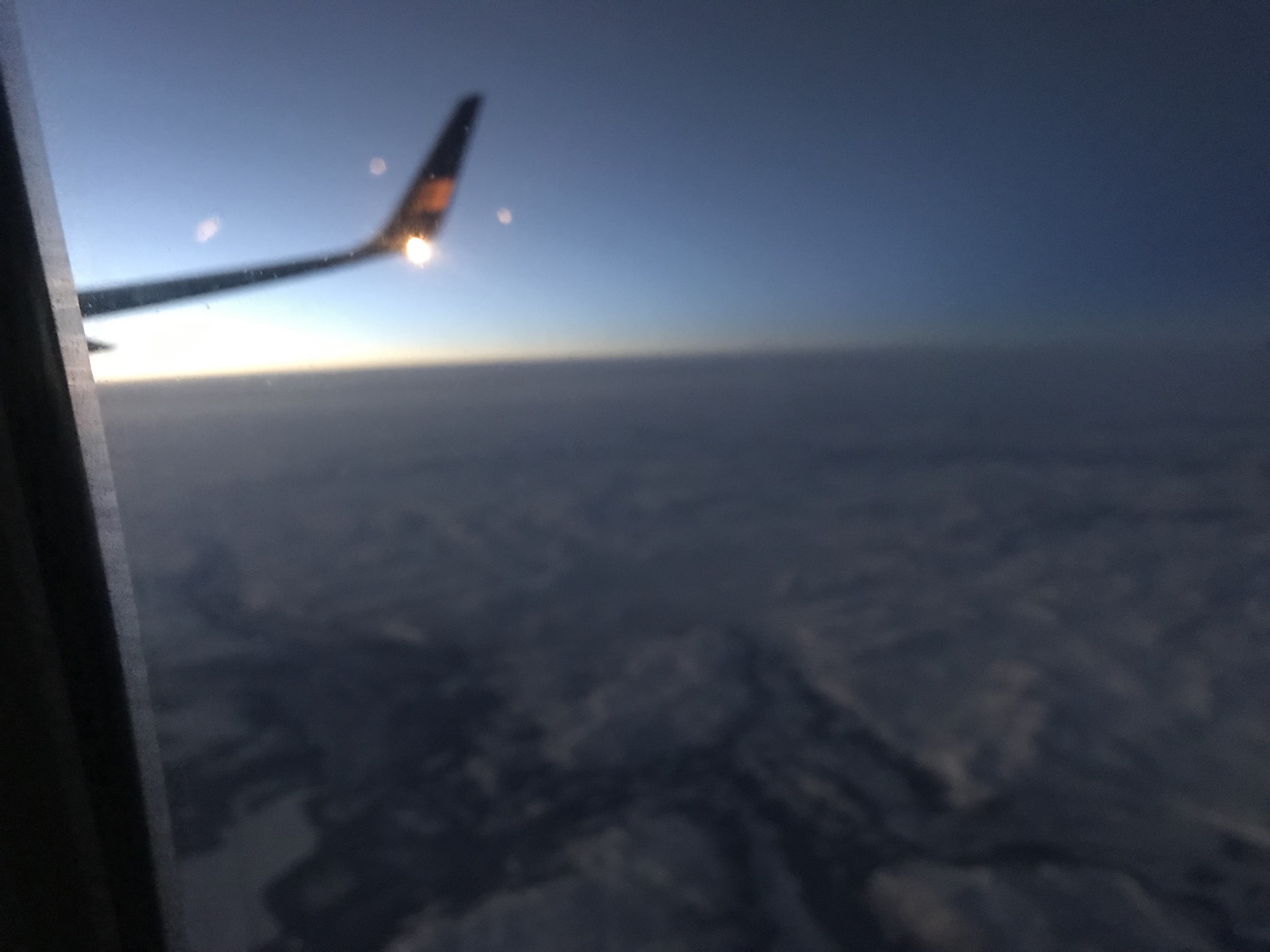 Flying over North Canada