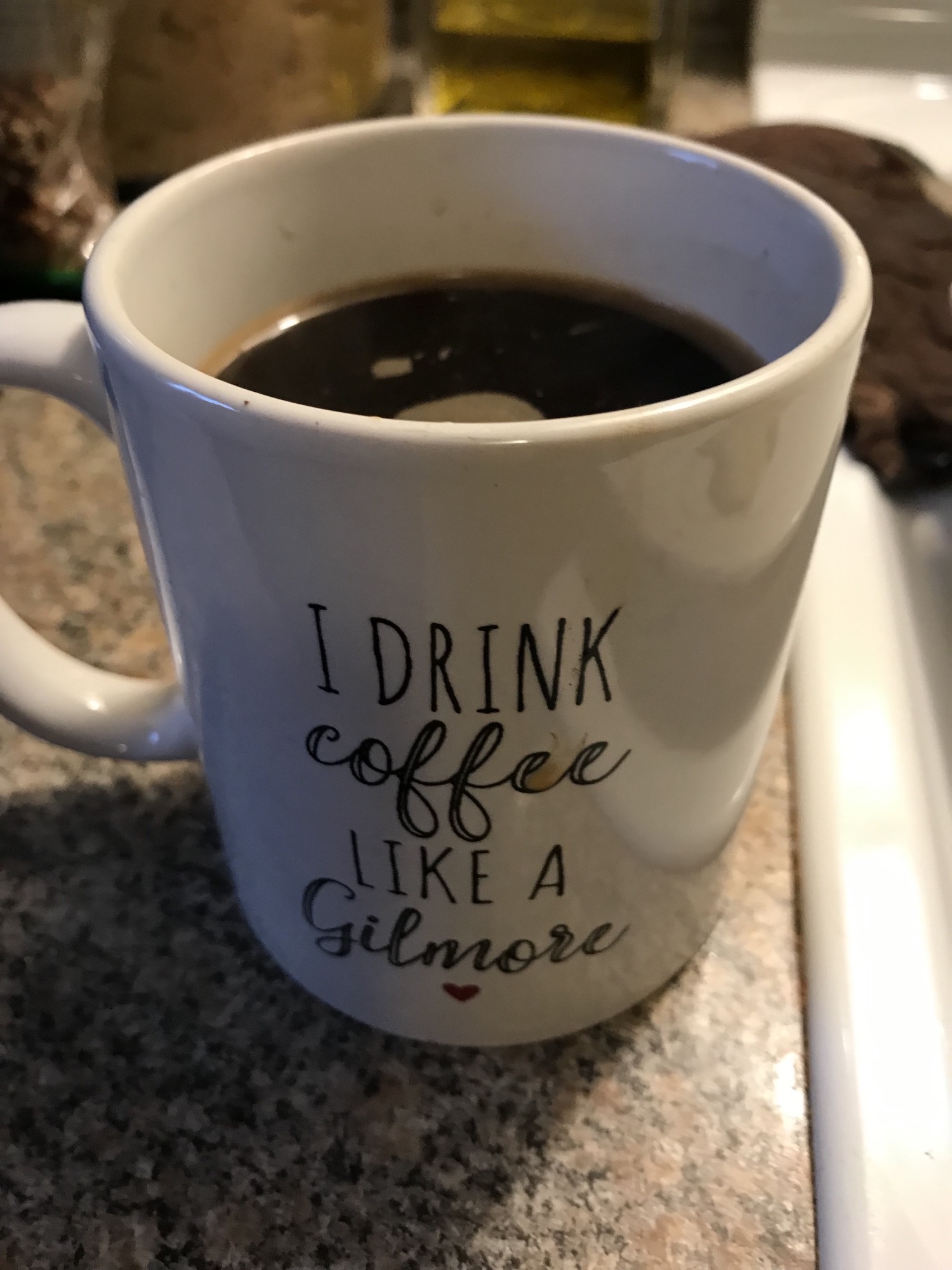 I drink coffee like a Gilmore