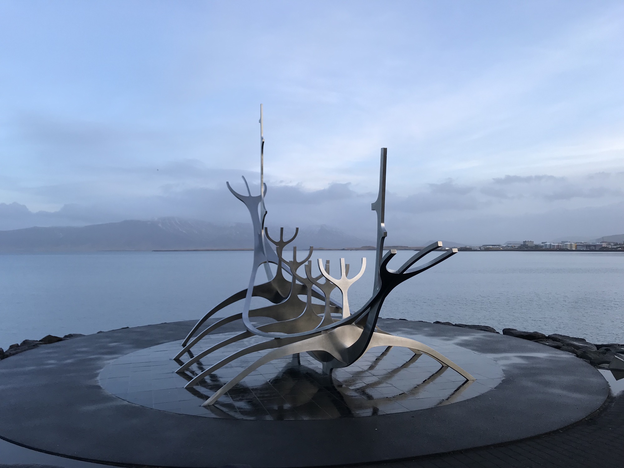 Viking monument in Reykjavik