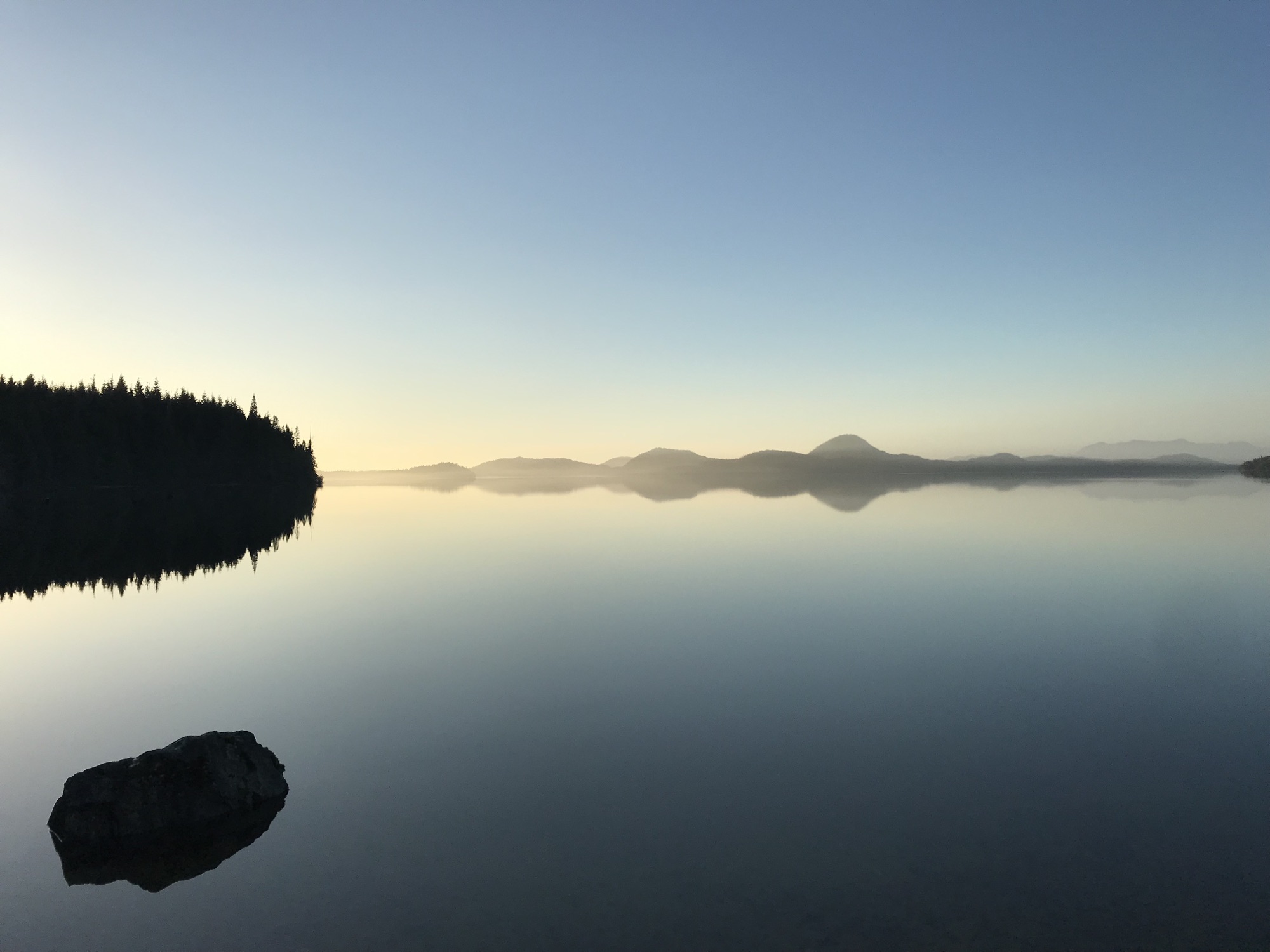 Beautiful lake on Vancouver Island