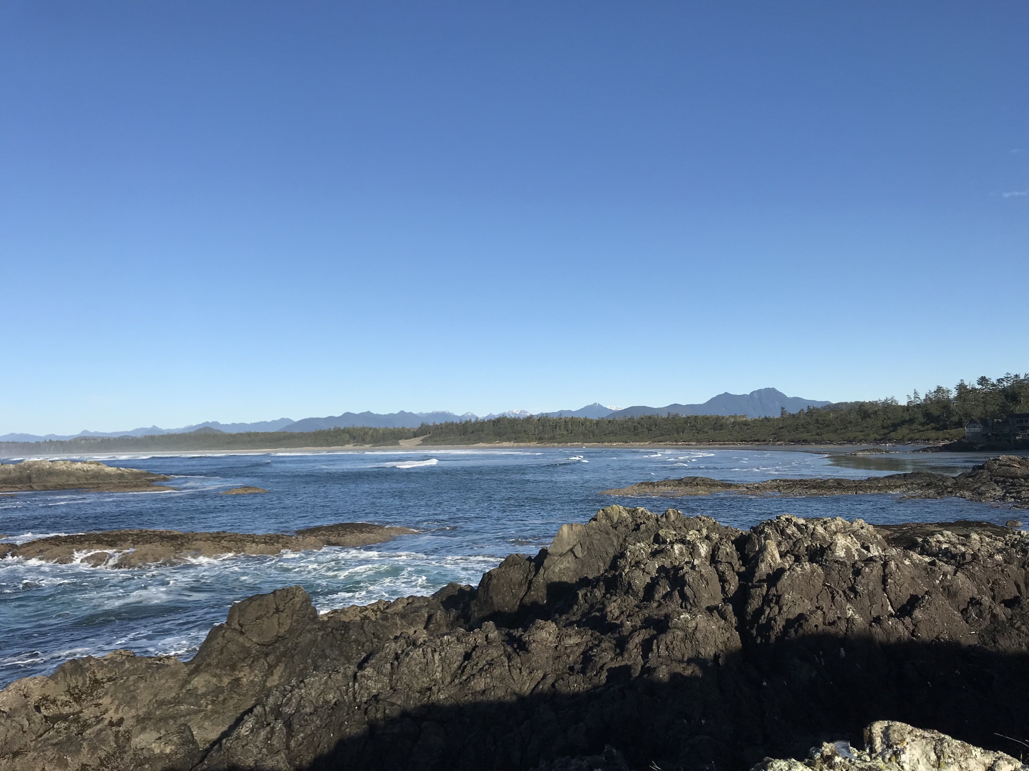 One of the beaches of Vancouver Island